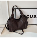 Fiorelle Women's Large-Capacity Vintage Tote Bag: Versatile High-End Shoulder and Handbag, Suitable for Crossbody Wear
