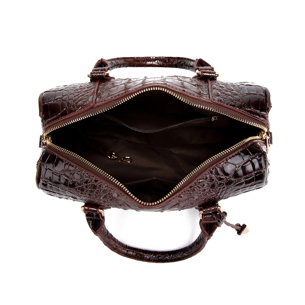 Fiorelle Women's Vintage Crocodile-Embossed Crossbody Bag – Travel-Ready Underarm Handbag