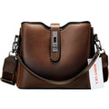 Fiorelle Women's Premium Textured Bucket Bag - Vintage Multi-Layer Large Capacity Handheld/Shoulder/Crossbody Tote
