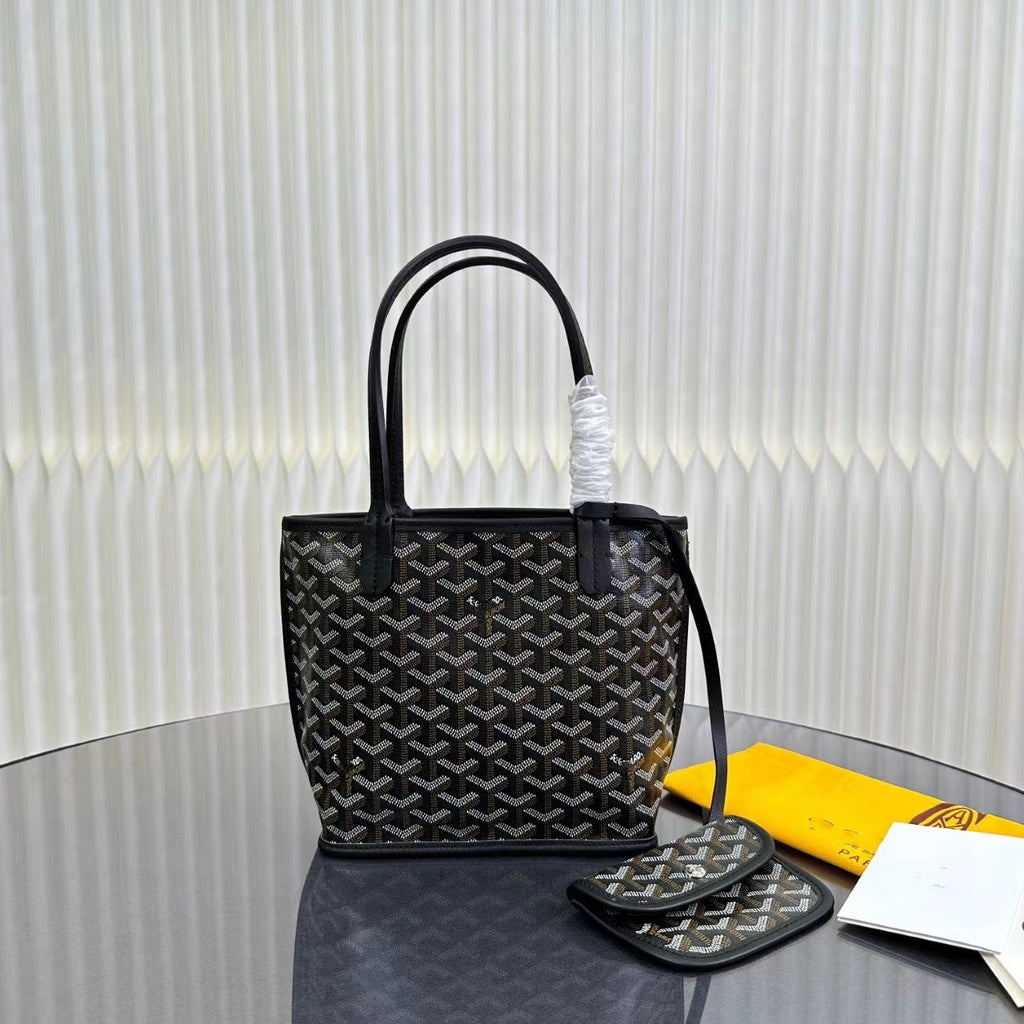 Fiorelle Women’s Reversible Chevron Mini Satchel — Dual-Sided Artisan-Woven Tote with Top Handle & Convertible Strap