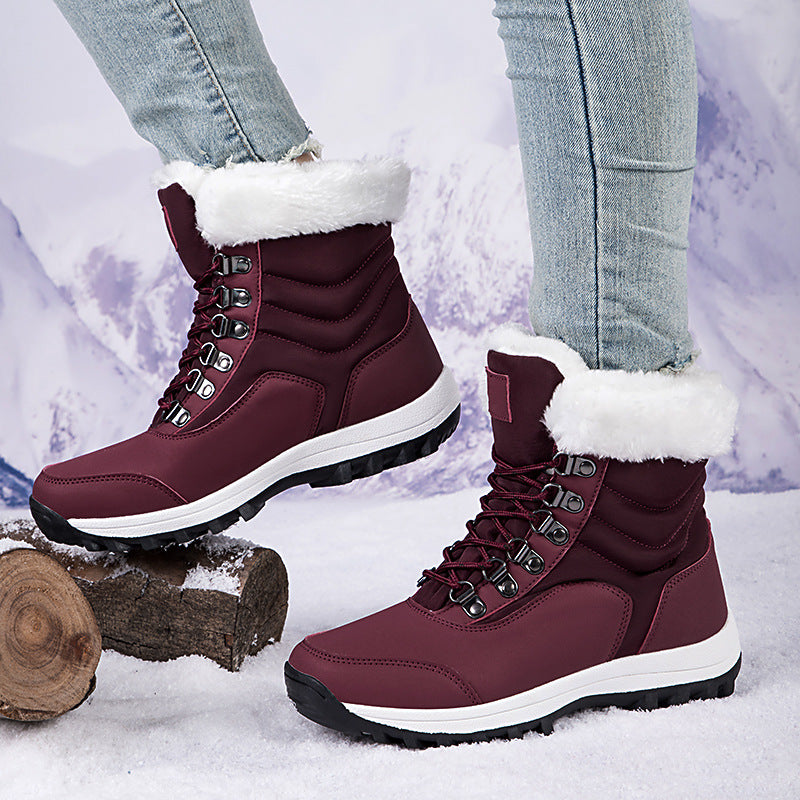 Fiorelle Unisex Snow Boots - Thermal Fleece Lined Winter Shoes with Non-Slip Sole (US 5-11)