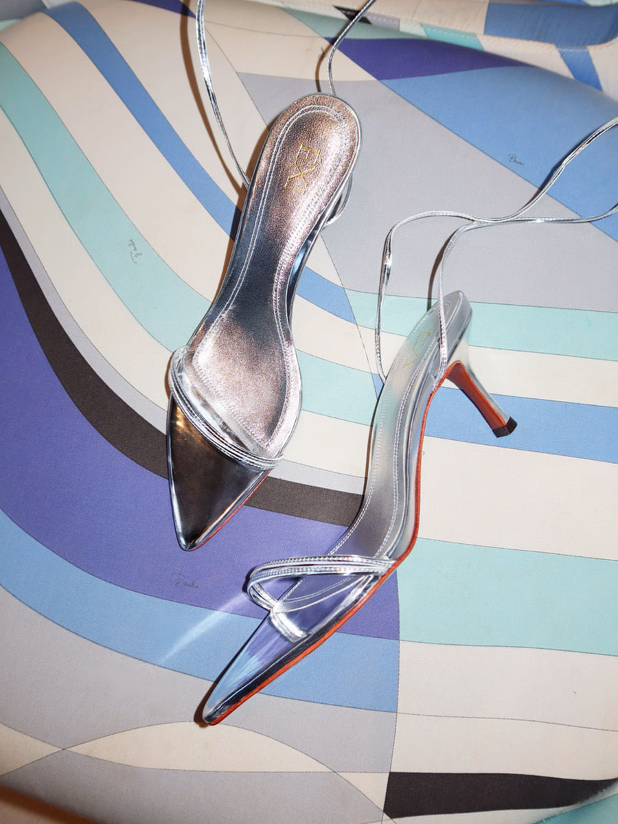 THALIA LACEUP SPECCHIO SILVER