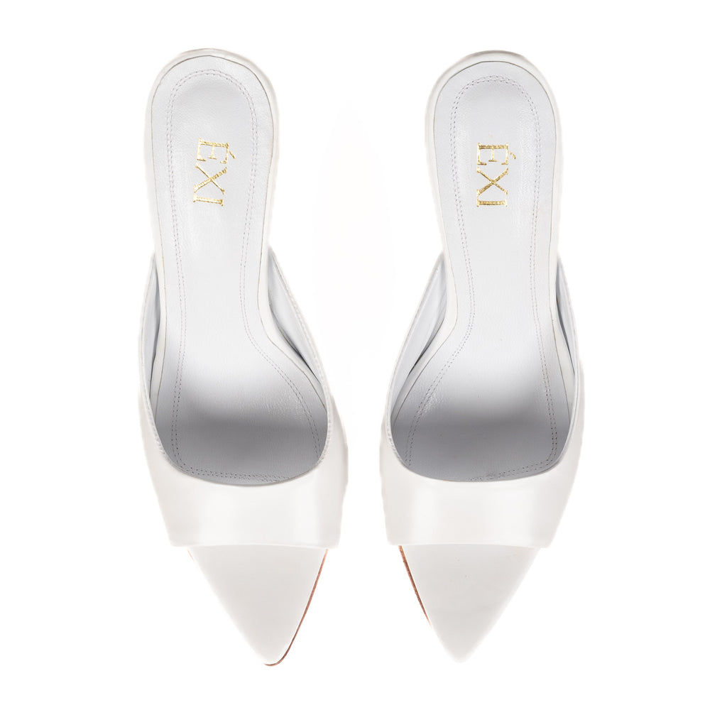 ELLA MULE WHITE
