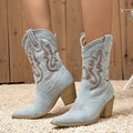 Rustic Denim Boots