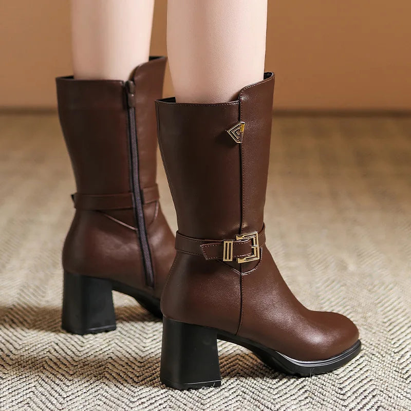 Aubrey Buckle Boots