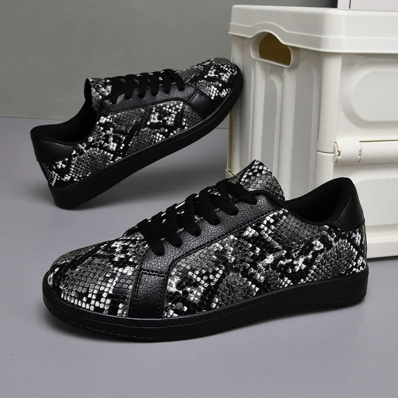 Mila Snakeskin Sneakers