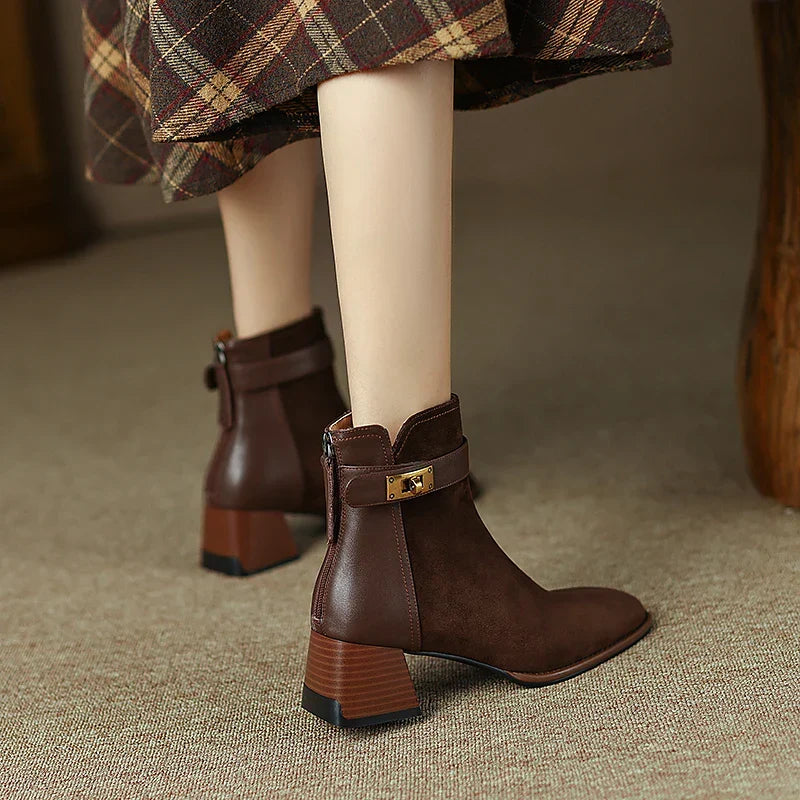 Kelly Suede Ankle Boots
